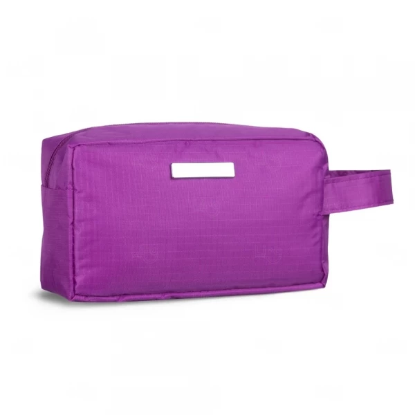 Nécessaire Personalizado De Pvc C/ Forro Polyester Roxo