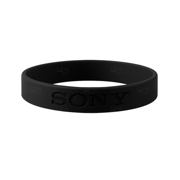 Pulseira Emborrachada Personalizada - Silicone ou Laprene 
