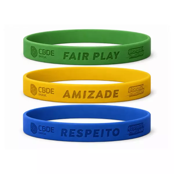 Pulseira Emborrachada Personalizada - Silicone ou Laprene 