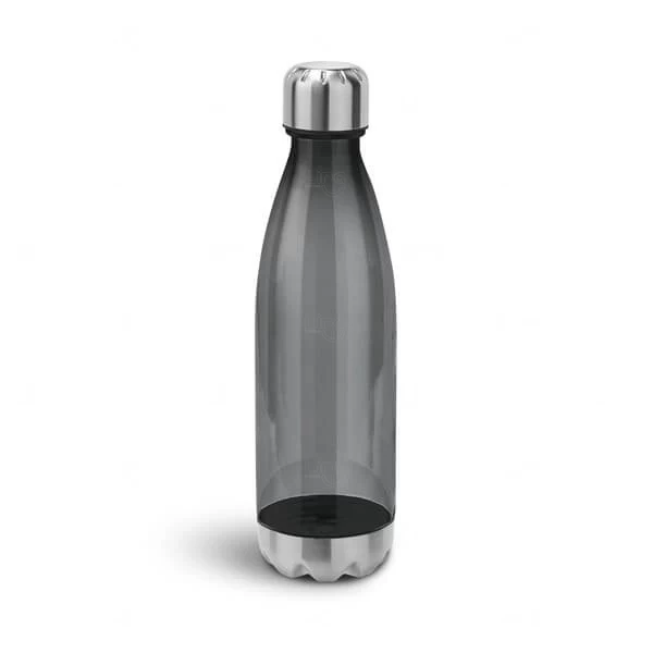 Garrafa Personalizada de Plástico e Inox - 700ml Preto