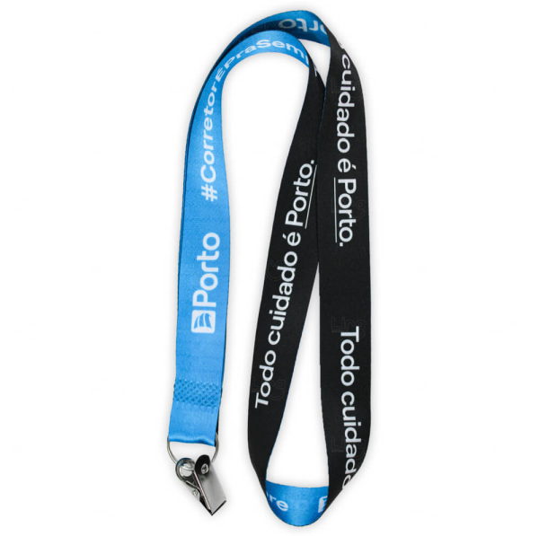 Cordão para Crachá com Jacaré Personalizado