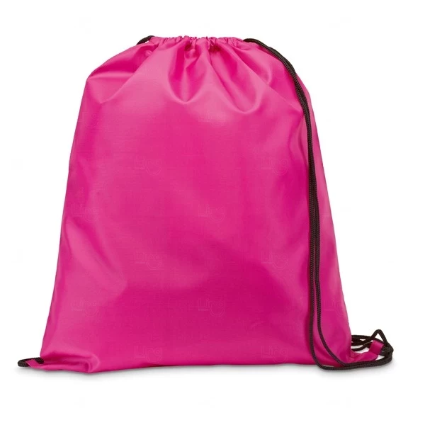 Sacochila Personalizada Poliéster - 41x35 cm Rosa