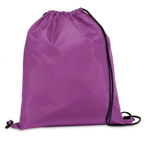 Sacochila Personalizada Poliéster - 41x35 cm Roxo