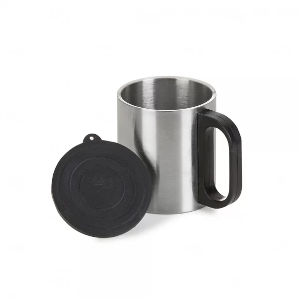 Caneca Inox Personalizada - 180ml Cromado