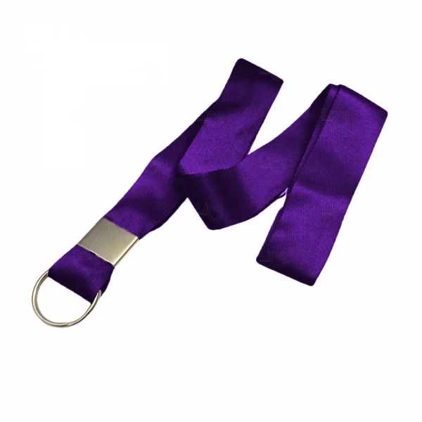 Cordão Personalizado Tirante Para Caneca - 150 x 2 cm Roxo