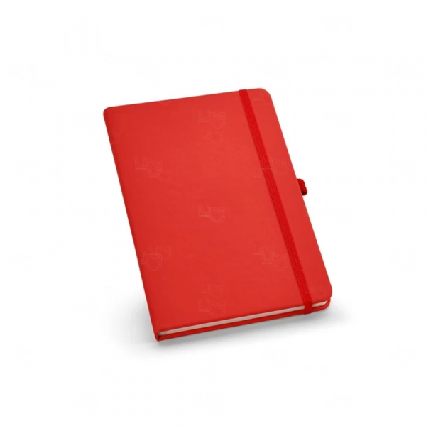 Moleskine Sem  Folhas Pautadas Personalizado  - 21 x 14 cm Vermelho