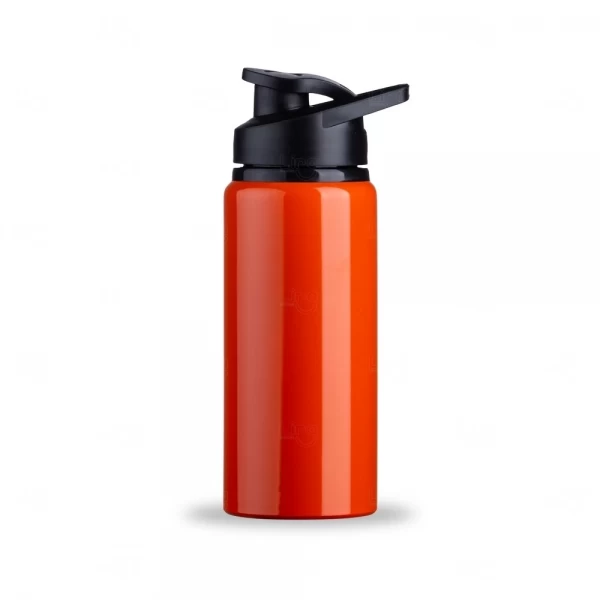 Squeeze Alumínio Personalizada Brilhante - 600ml Laranja