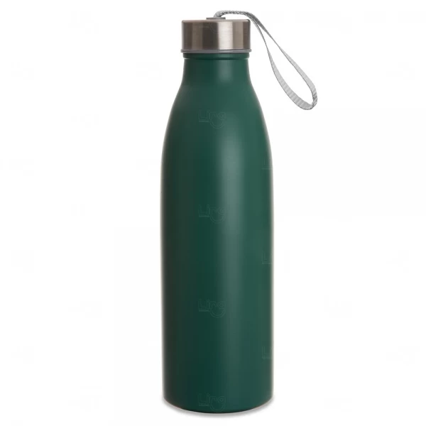 Garrafa Personalizada Inox - 750ml Verde Escuro