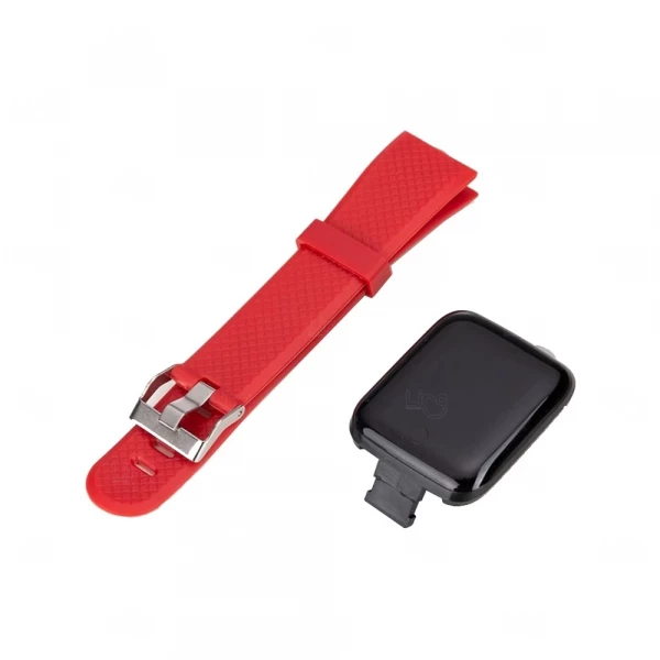 Relógio Smartwatch Personalizado Vermelho