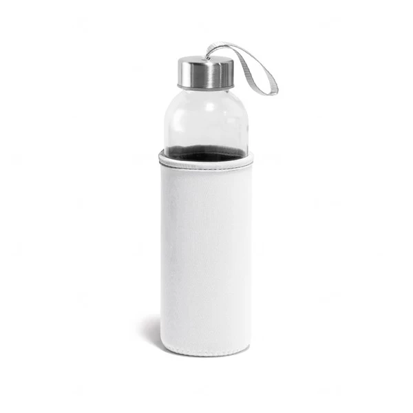 Garrafa De Vidro Personalizado - 520 ml Branco