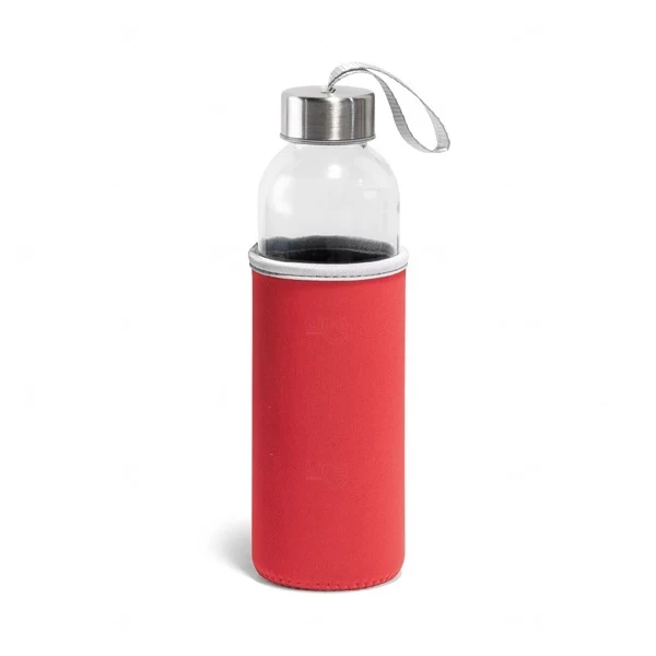 Garrafa De Vidro Personalizado - 520 ml Vermelho