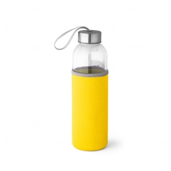 Garrafa De Vidro Personalizado - 520 ml Amarelo