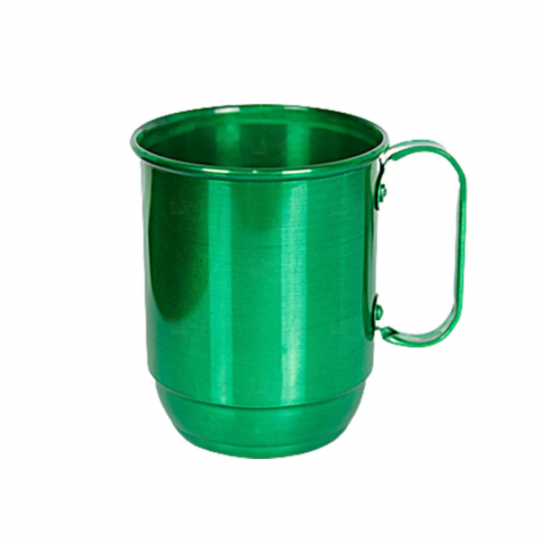 Caneca de Alumínio Personalizada - 500ml Verde