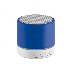 Caixa de Som com Microfone Personalizado Azul