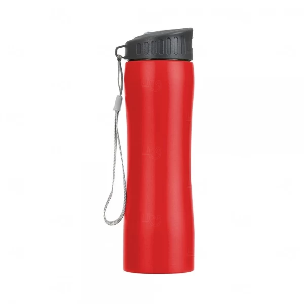 Garrafa Personalizada Metal - 600ml Vermelho