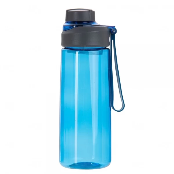 Garrafa Personalizada de Plástico - 700ml Azul e Cinza