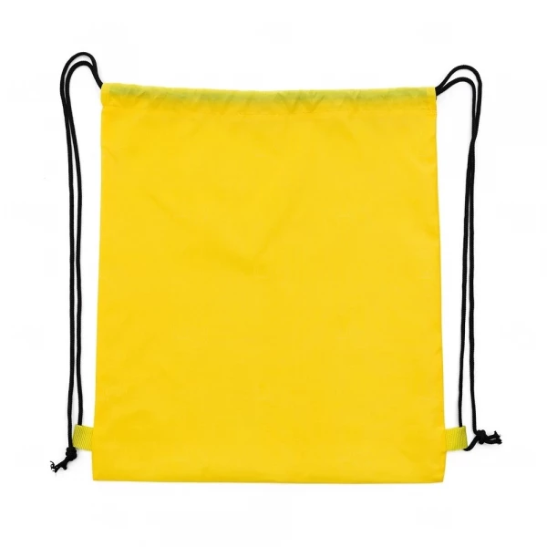 Sacochila de Nylon Personalizada - 41 x 34 cm Amarelo