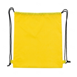 Sacochila de Nylon Personalizada - 41x34 cm Amarelo