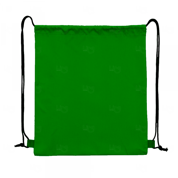 Sacochila de Nylon Personalizada - 41 x 34 cm Verde