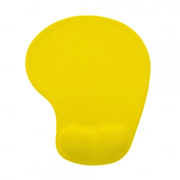 Mouse Pad Com Apoio De Silicone Personalizado Amarelo
