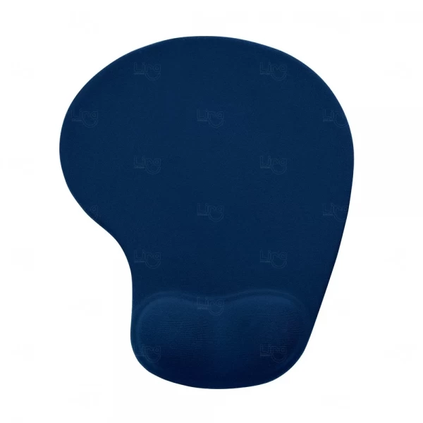 Mouse Pad Com Apoio De Silicone Personalizado Azul Escuro