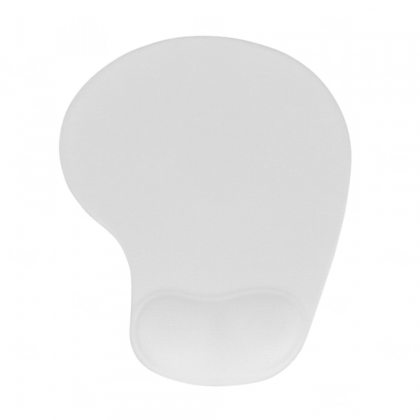 Mouse Pad Com Apoio De Silicone Personalizado Branco