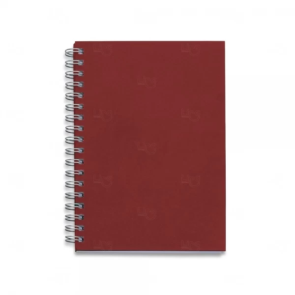 Caderno Capa Kraft Personalizado - 24,3 x 18,4 cm
