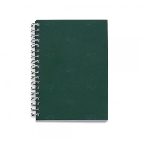 Caderno Capa Kraft Personalizado - 24,3 x 18,4 cm Verde