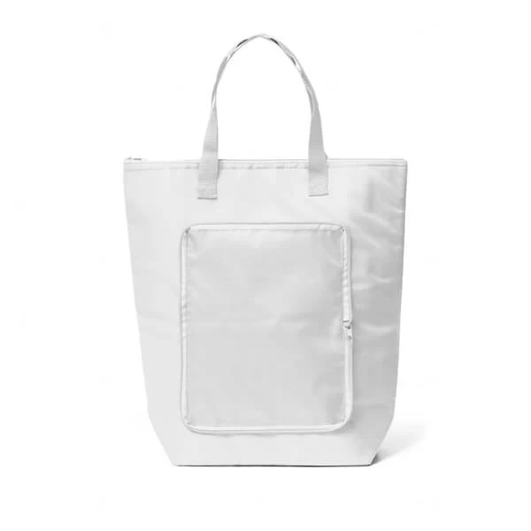 Sacola Térmica Dobrável Personalizada - 44 x 40 cm Branco