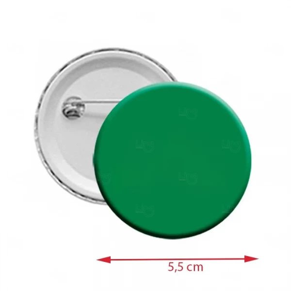 Botton Americano Personalizado - 5,5 cm Verde