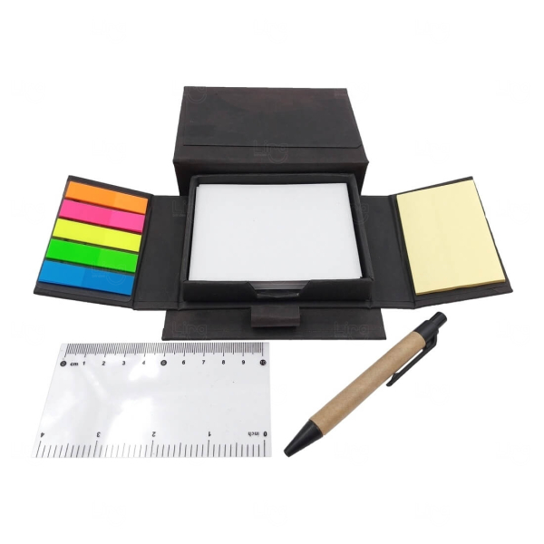 Kit de Anotações Ecológico em Caixa Kraft Personalizado 