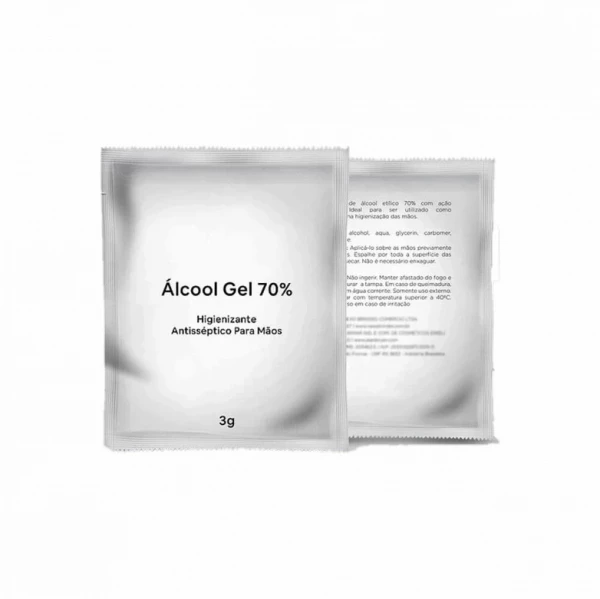Sachê Álcool Gel Personalizado