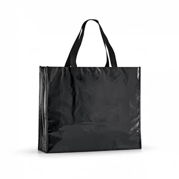 Sacola de Compras Personalizada - 42 x 32 cm Preto