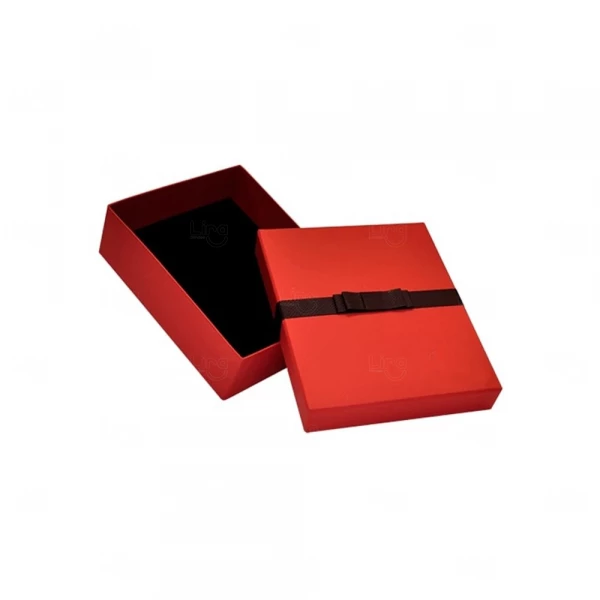 Caixa Cartonada Personalizada - 50 x 40 cm Vermelho