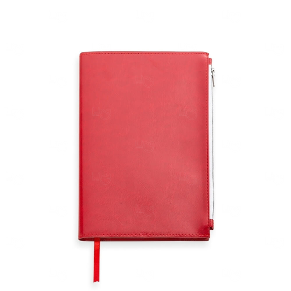 Moleskine A5 com Bolso e Zíper Personalizado - 21,6 x 14,3 cm 