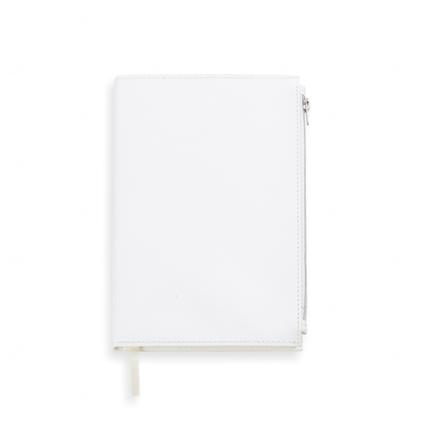 Moleskine A5 com Bolso e Zíper Personalizado - 21,6 x 14,3 cm 