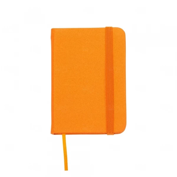 Mini Moleskine Personalizado - 10,5 x 7,4 cm Laranja