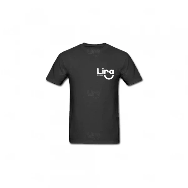 Camiseta Algodão Personalizada Preto