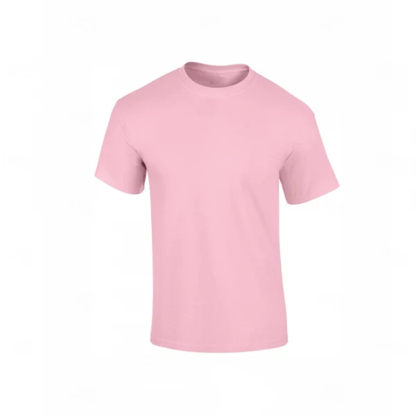 Camiseta Algodão Personalizada Rosa Claro
