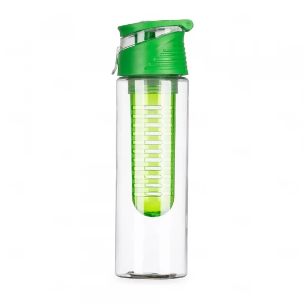 Squeeze Personalizada de Plástico e Infusor - 700ml Verde Claro