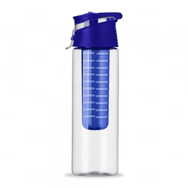 Squeeze Personalizada de Plástico e Infusor - 700ml Azul