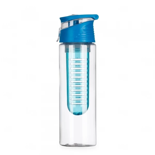 Squeeze Personalizada de Plástico e Infusor - 700ml Azul Claro