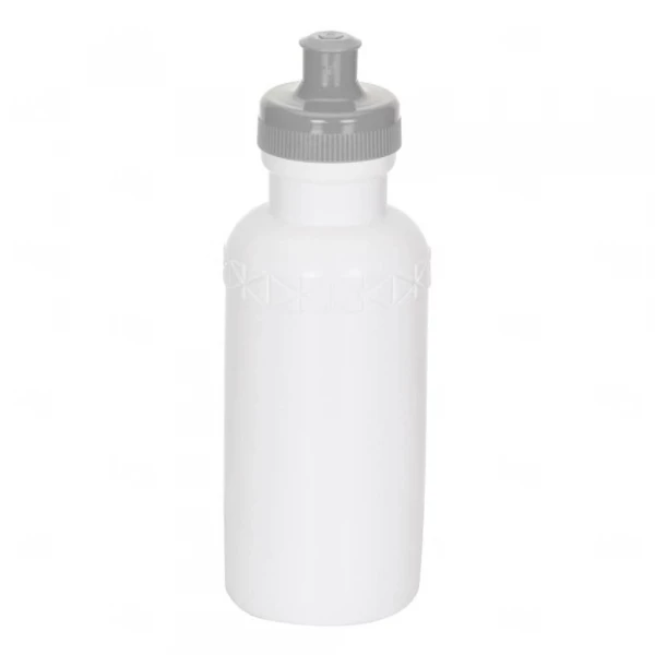 Squeeze Personalizada Plástico - 500ml Branco e Cinza