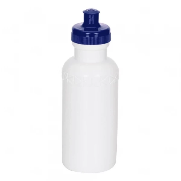 Squeeze Personalizada Plástico - 500ml Branco e Azul