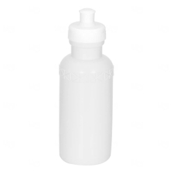 Squeeze Plástico Personalizada - 500ml Branco