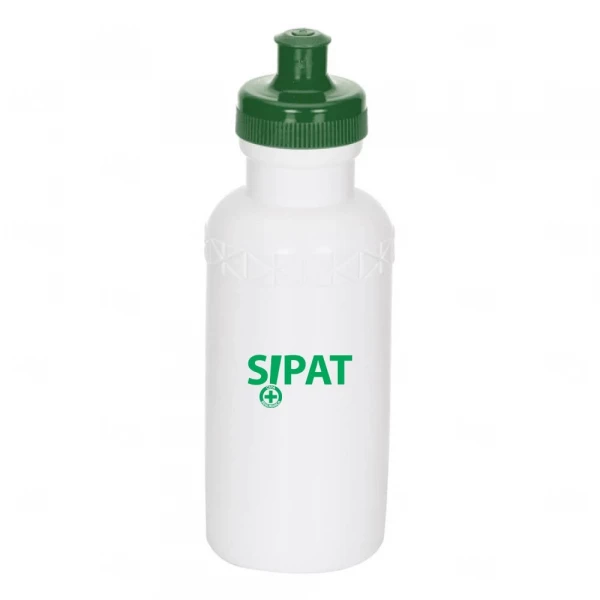 Squeeze Personalizada Plástico - 500ml Branco Verde