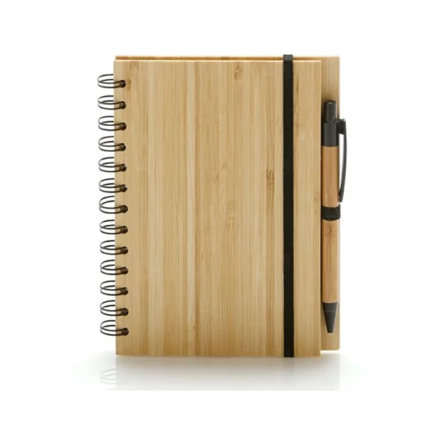 Caderno Bambu Personalizado - 18 x  13,5 cm
