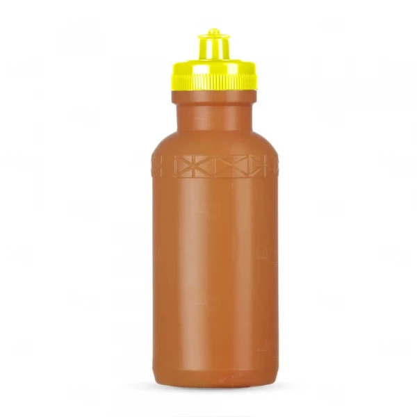 Squeeze Personalizada Plástica - 500ml Amarelo Laranja