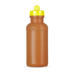 Squeeze Plástica Personalizada - 500ml Amarelo Laranja