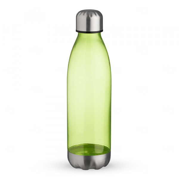 Garrafa Personalizada Plástica - 700ml Verde e Inox